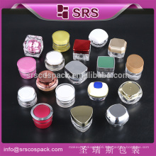 SRS china manufacturer packaging container ,acrylic jar packaging ,5g cosmetics jar for gel